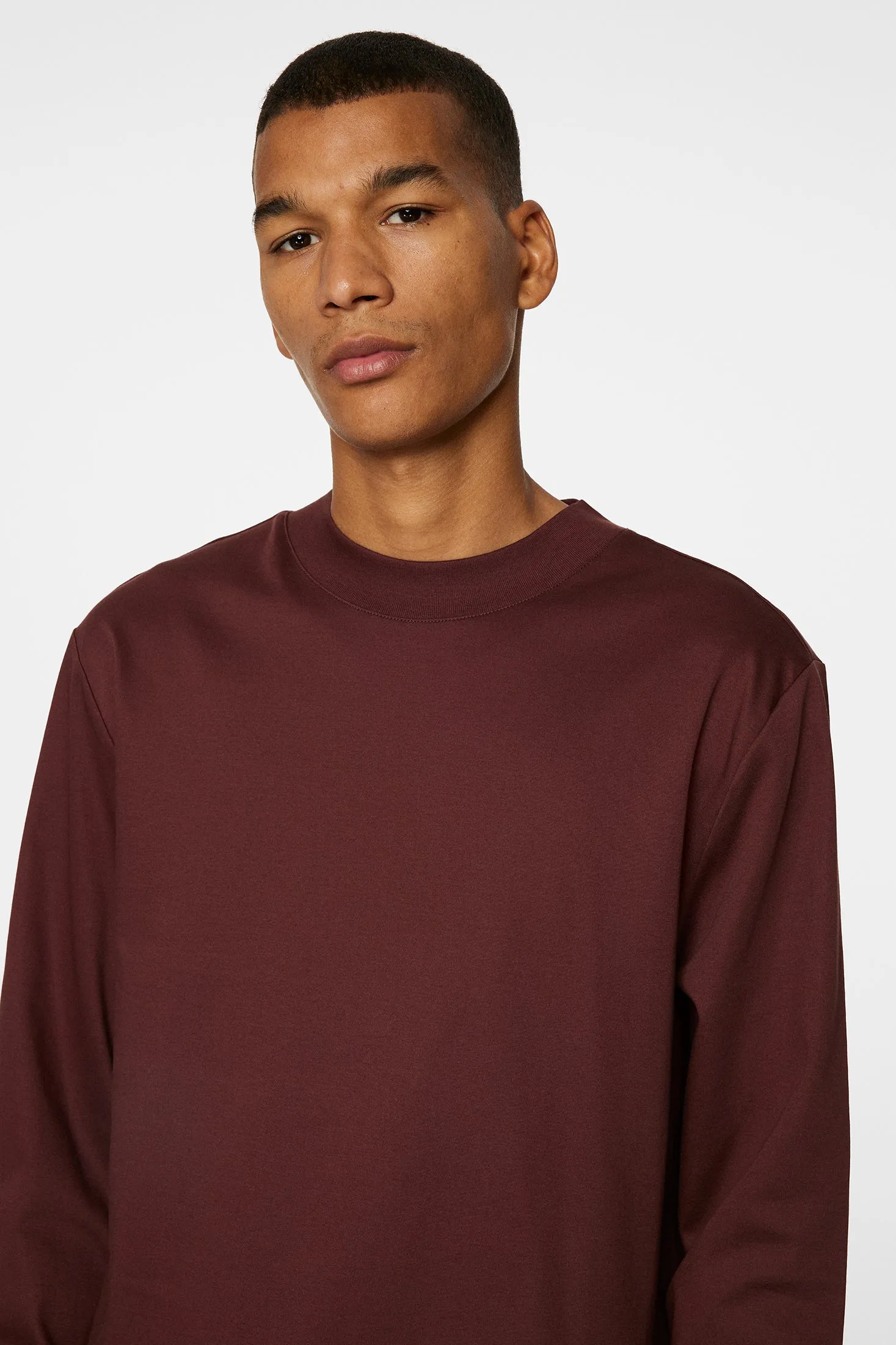 Ace Mock Neck Long-Sleeve T-Shirt