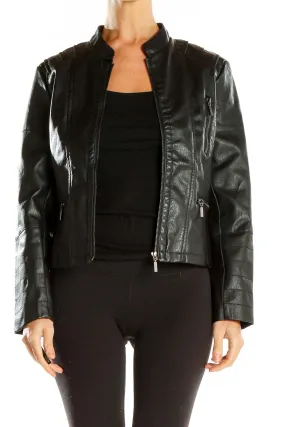 Black Pleather Jacket