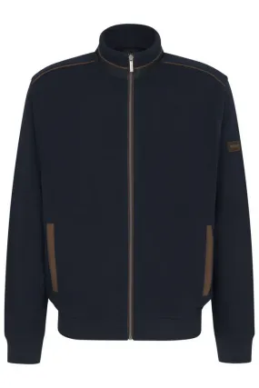 Bugatti Full Zip Knit | Navy