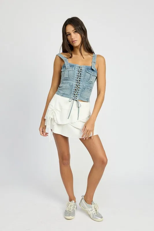 Cargo Denim Corset