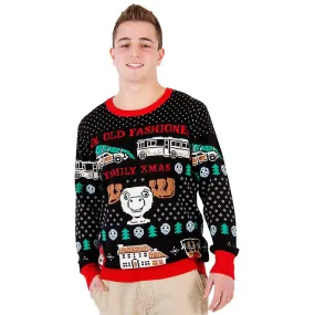 Christmas Vacation Old Fashioned Xmas Ugly Sweater