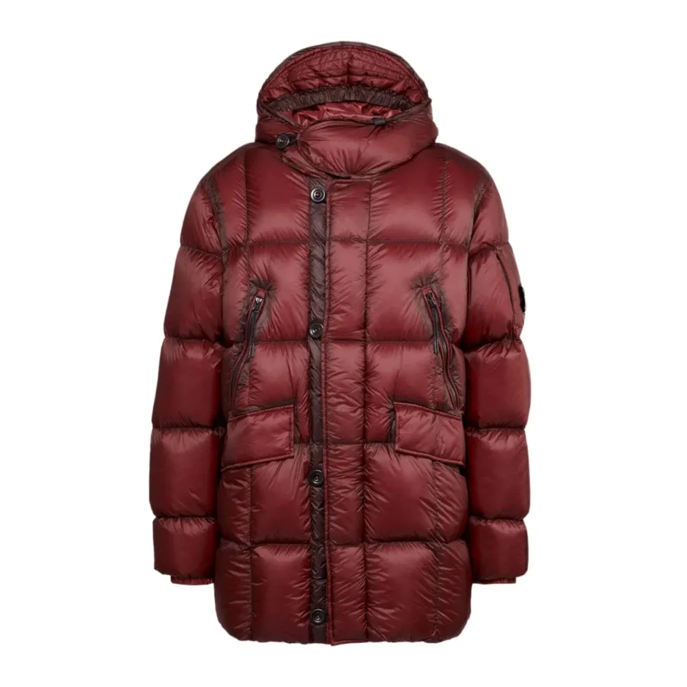 Cp Company D.D Shell Down Parka In Red