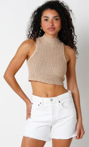 Cropped Sleeveless Top