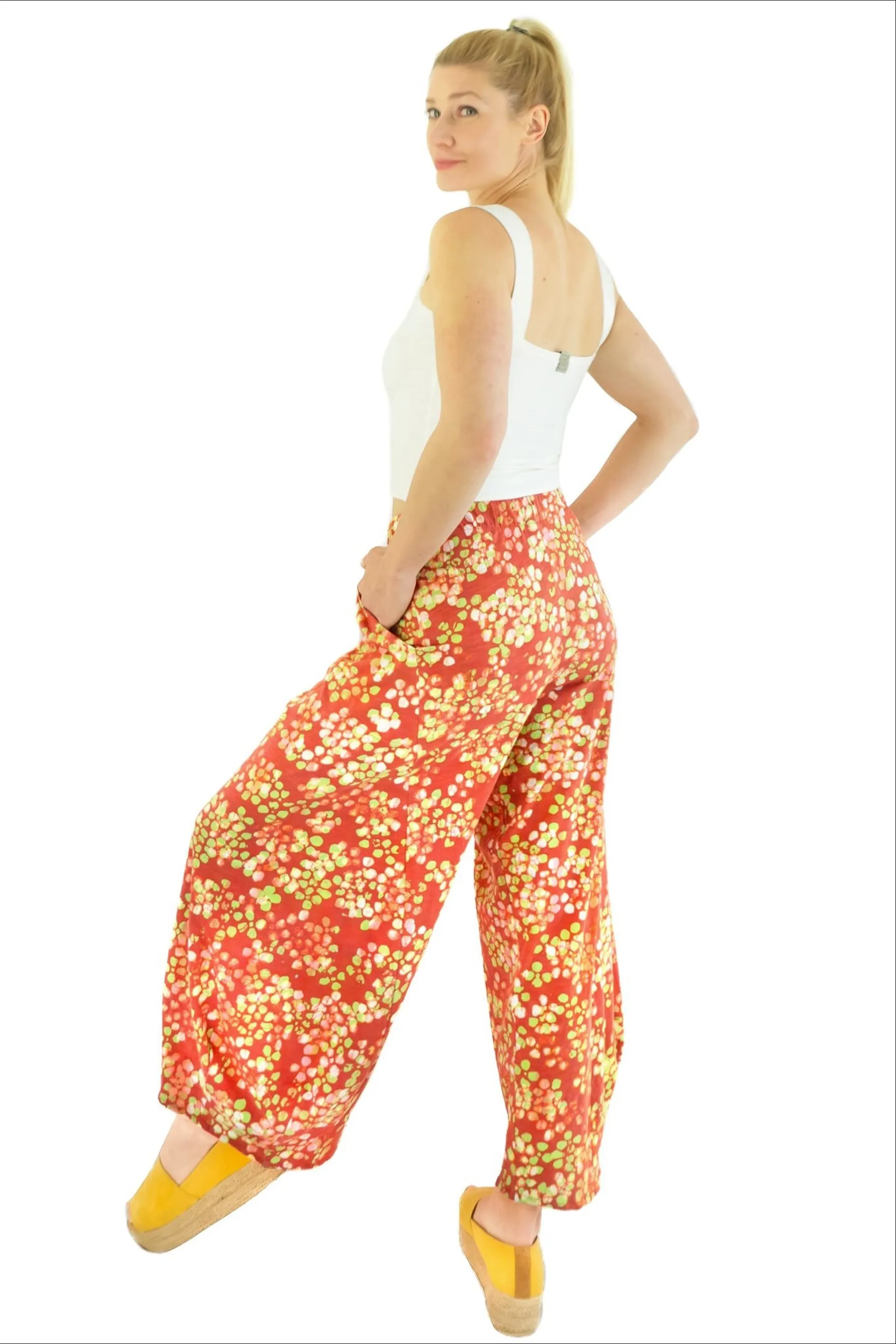 Divided Pants - 2217 - Confetti - Papaya