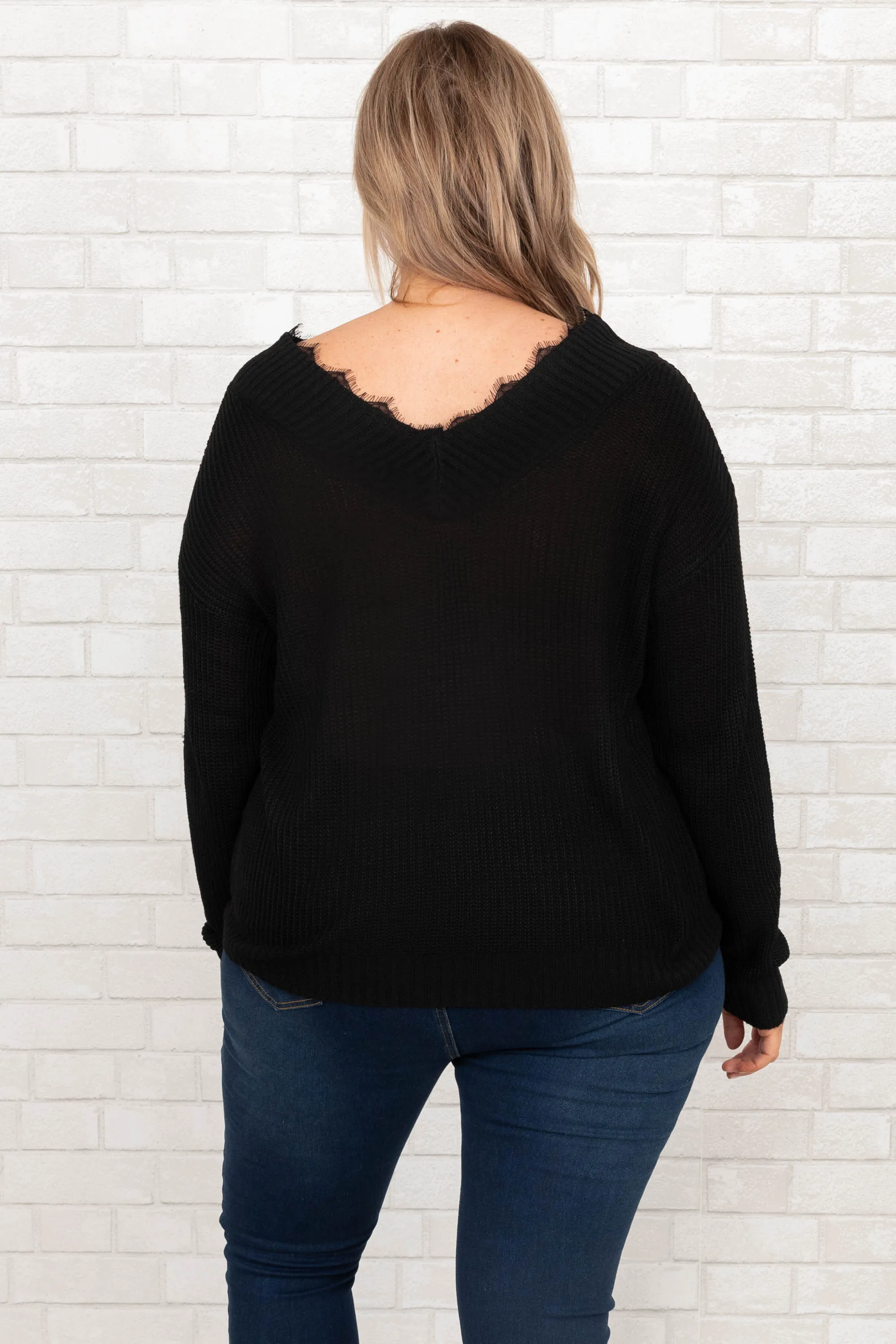 Final Goodbye Sweater, Black