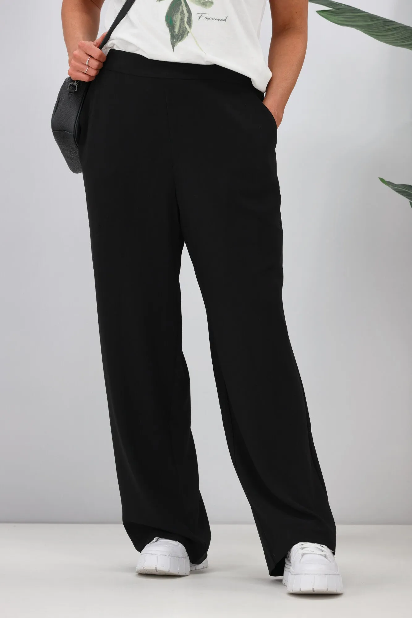 Gloss by Shine On Liberty Wide Leg Pants Black