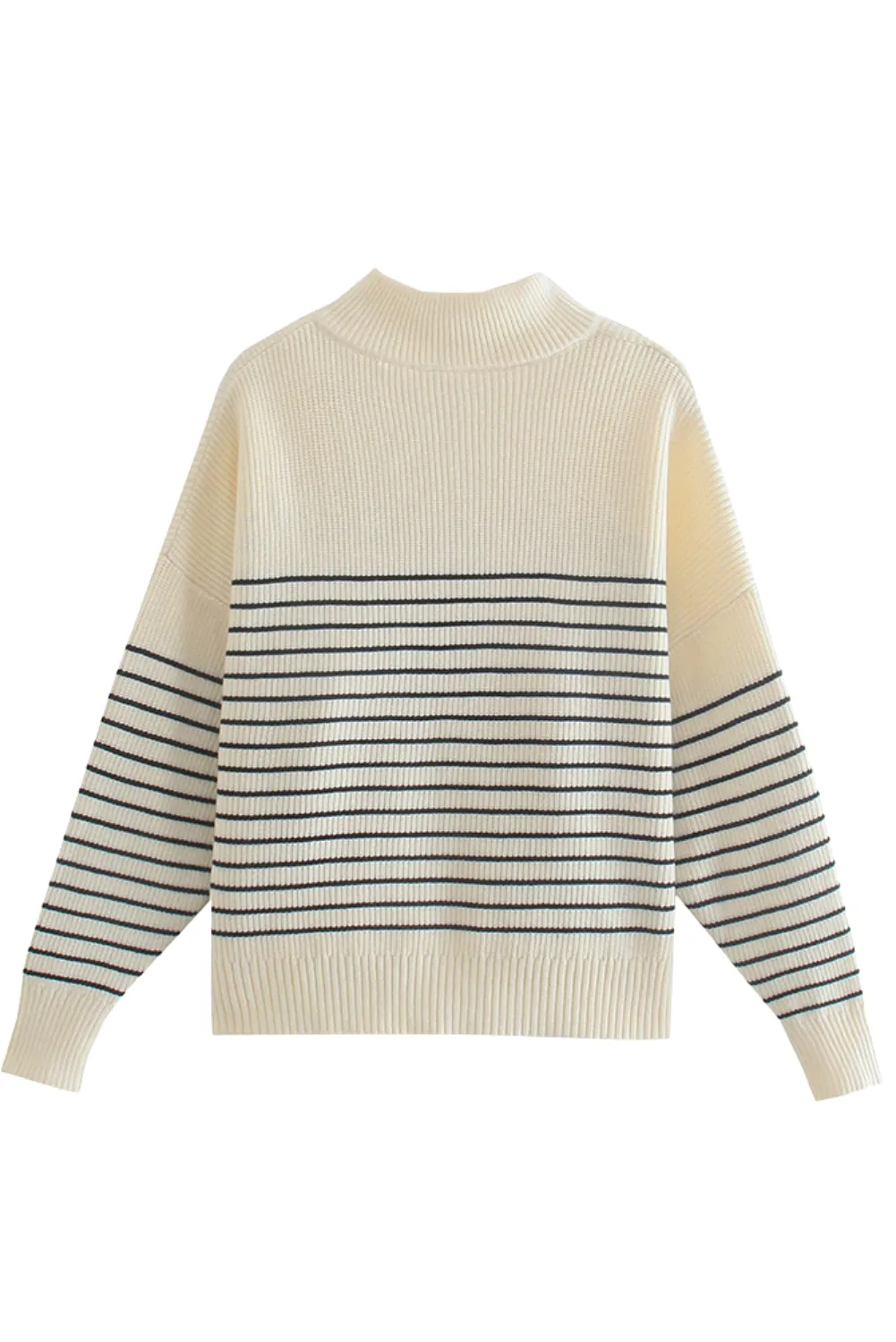 'Josephine' Striped Knitted Sweater