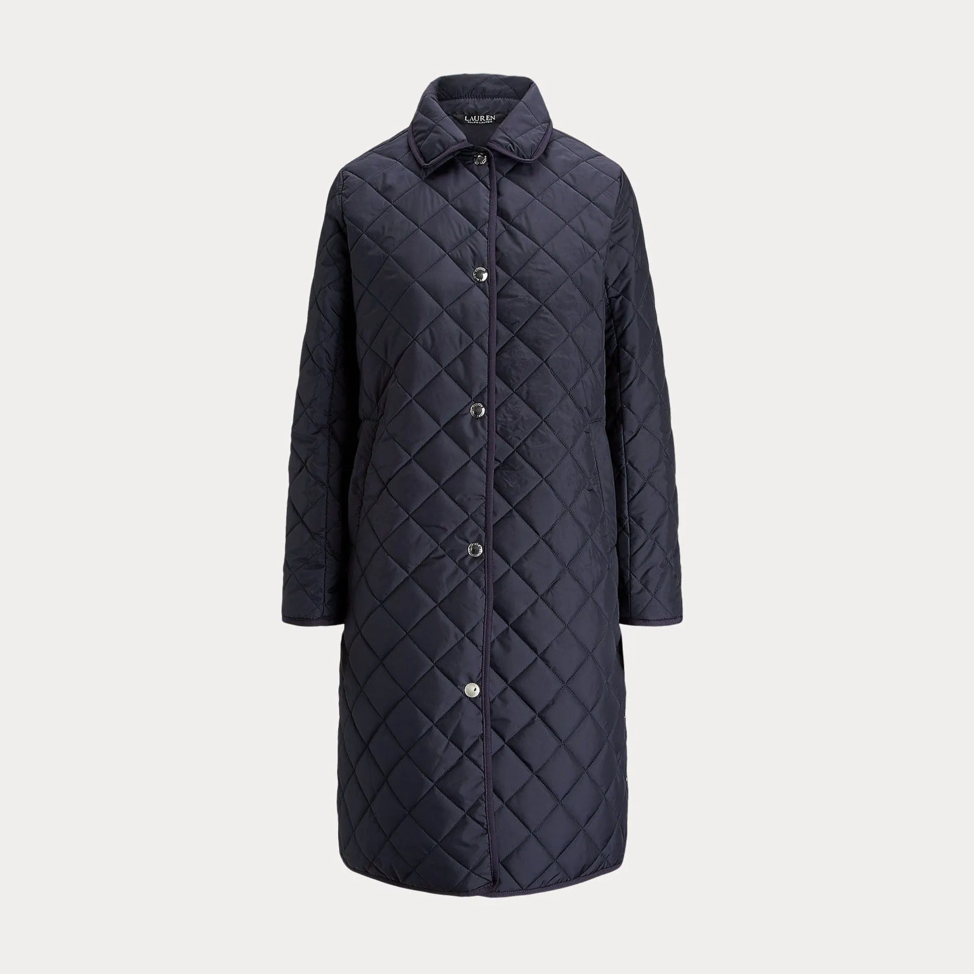 Lauren Ralph Lauren Long Quilted Jacket Dark Navy