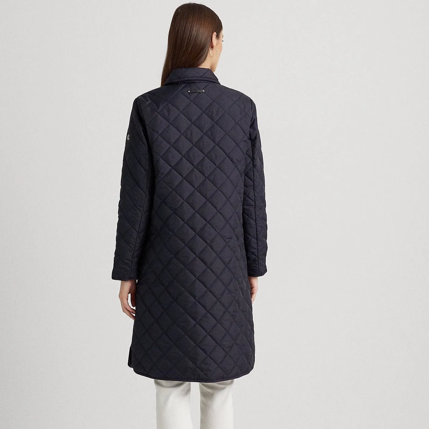 Lauren Ralph Lauren Long Quilted Jacket Dark Navy