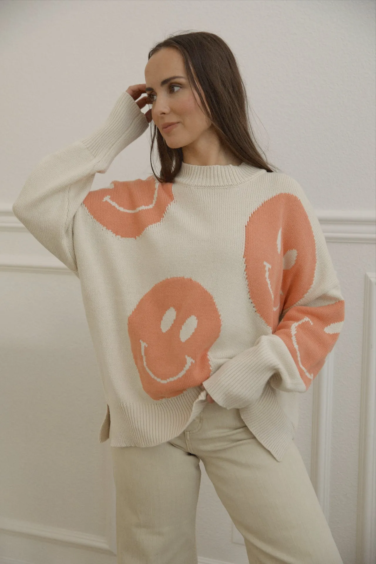 Lola Smiley Face Sweater