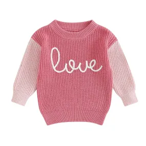 LOVE Knitted Sweatshirt