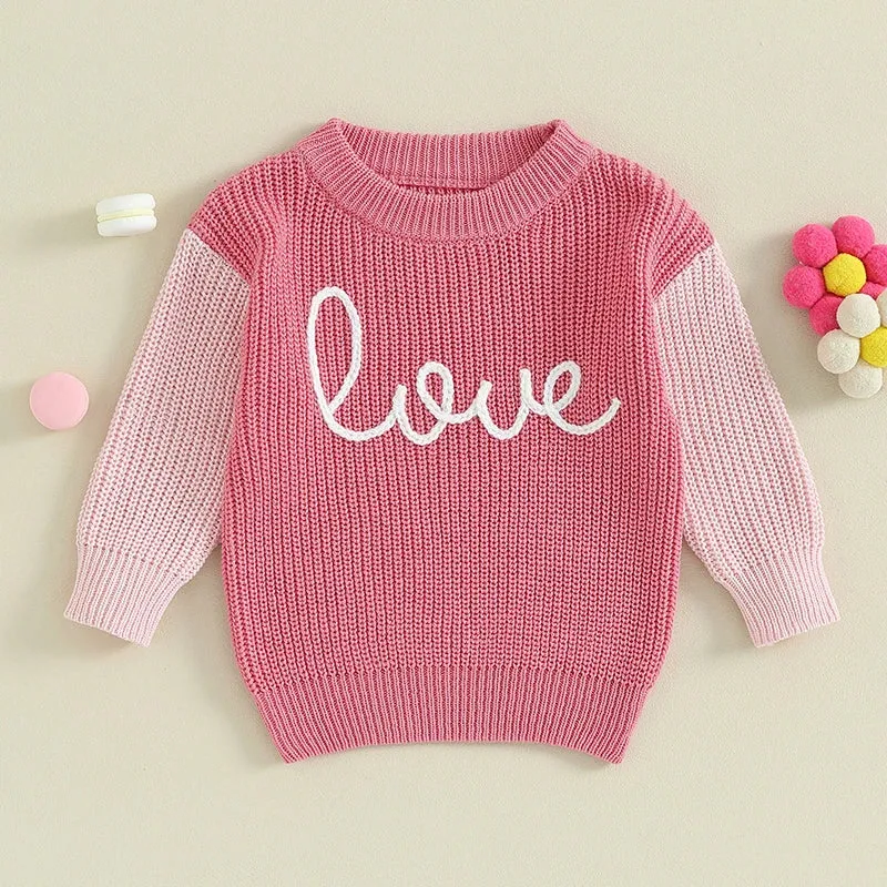 LOVE Knitted Sweatshirt