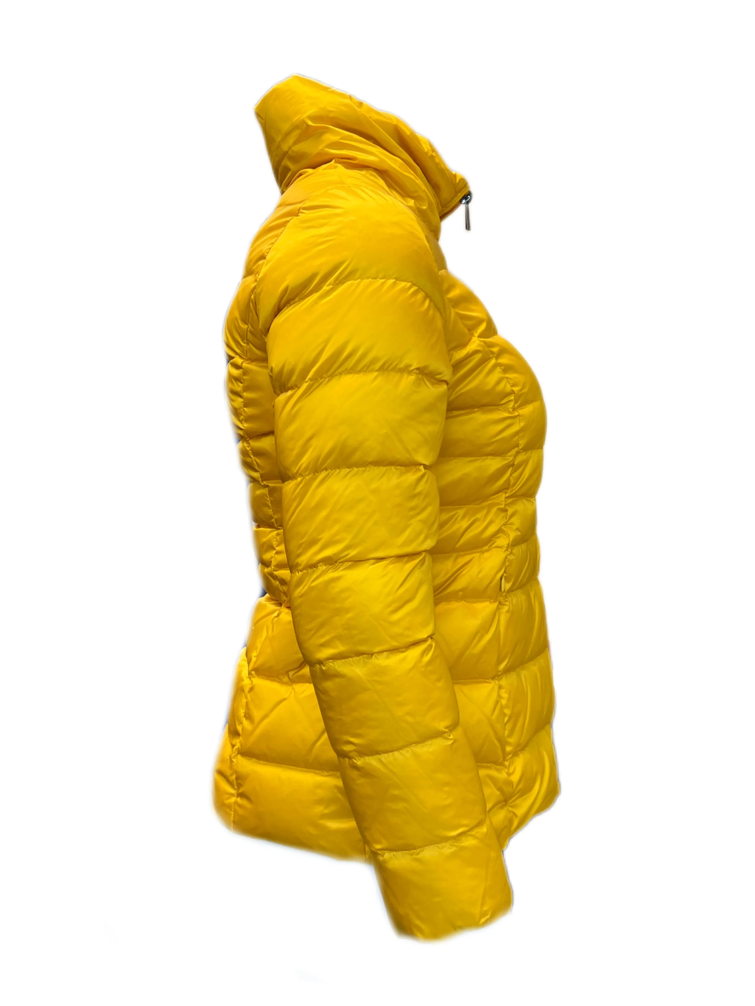 Marina Rinaldi Women's Yellow Papiro Quilted Jacket Size 8W/17 NWT