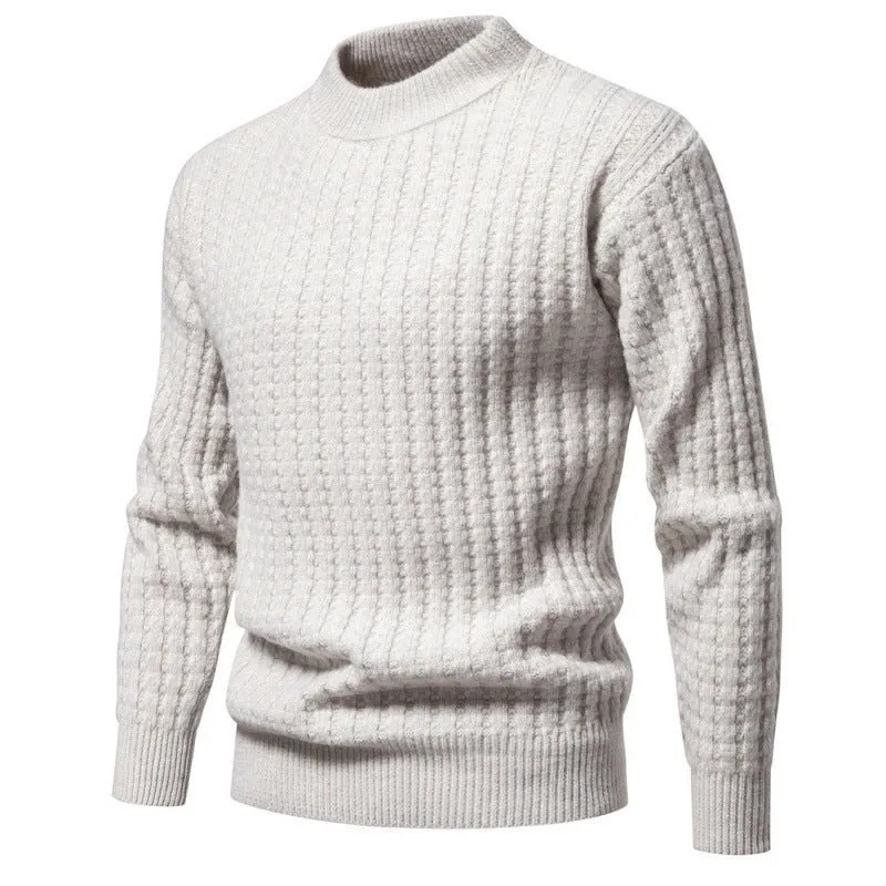 Men's Knitted Round Neck Fashionable Sweaters