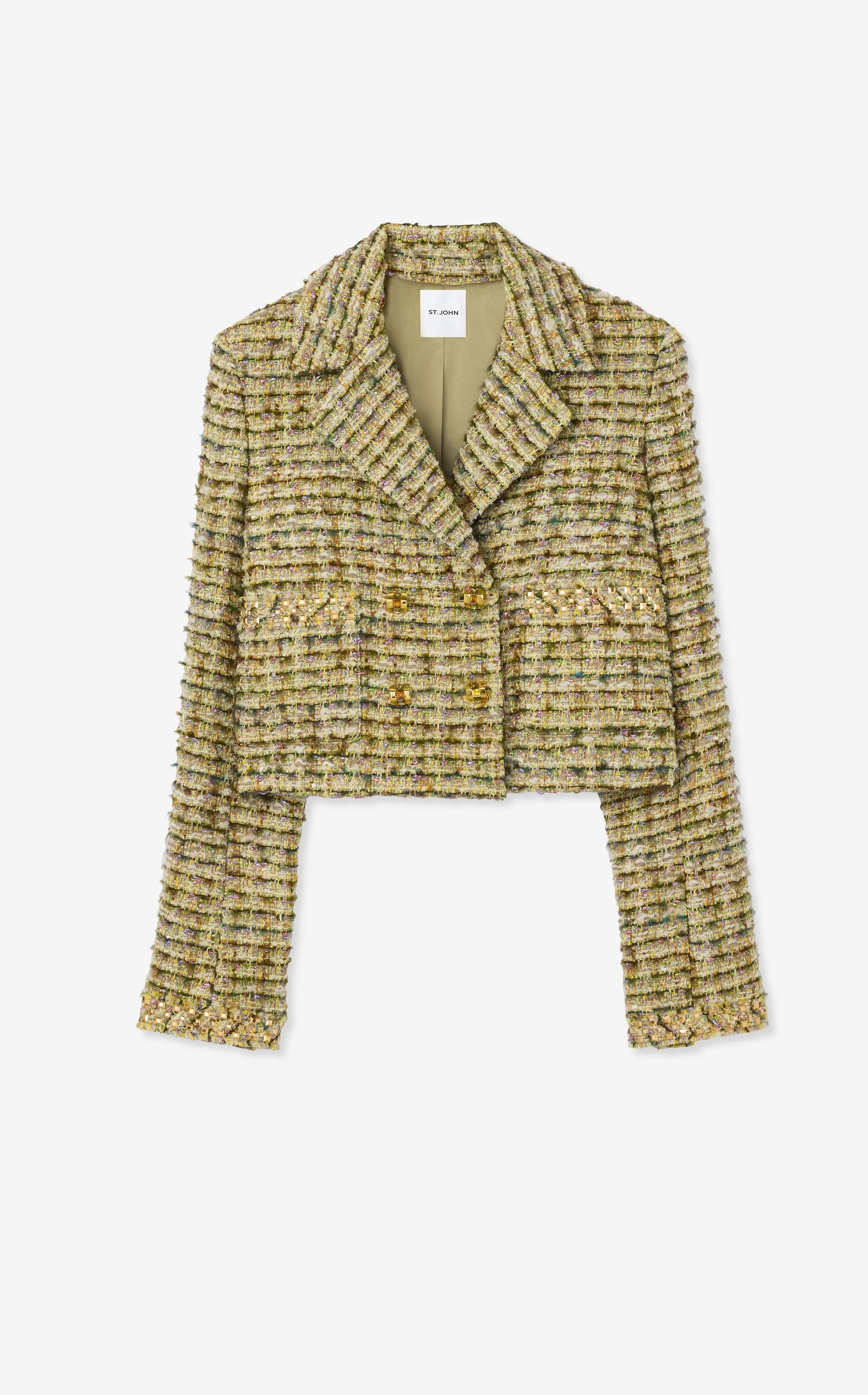 Metallic Tweed Jacket