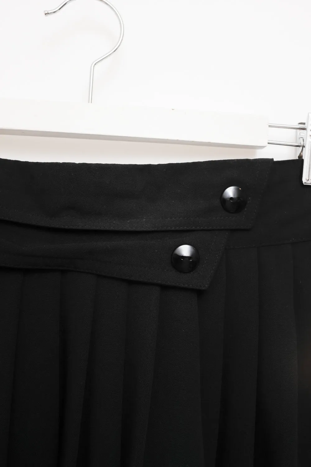 MIDI BLACK VINTAGE SKIRT