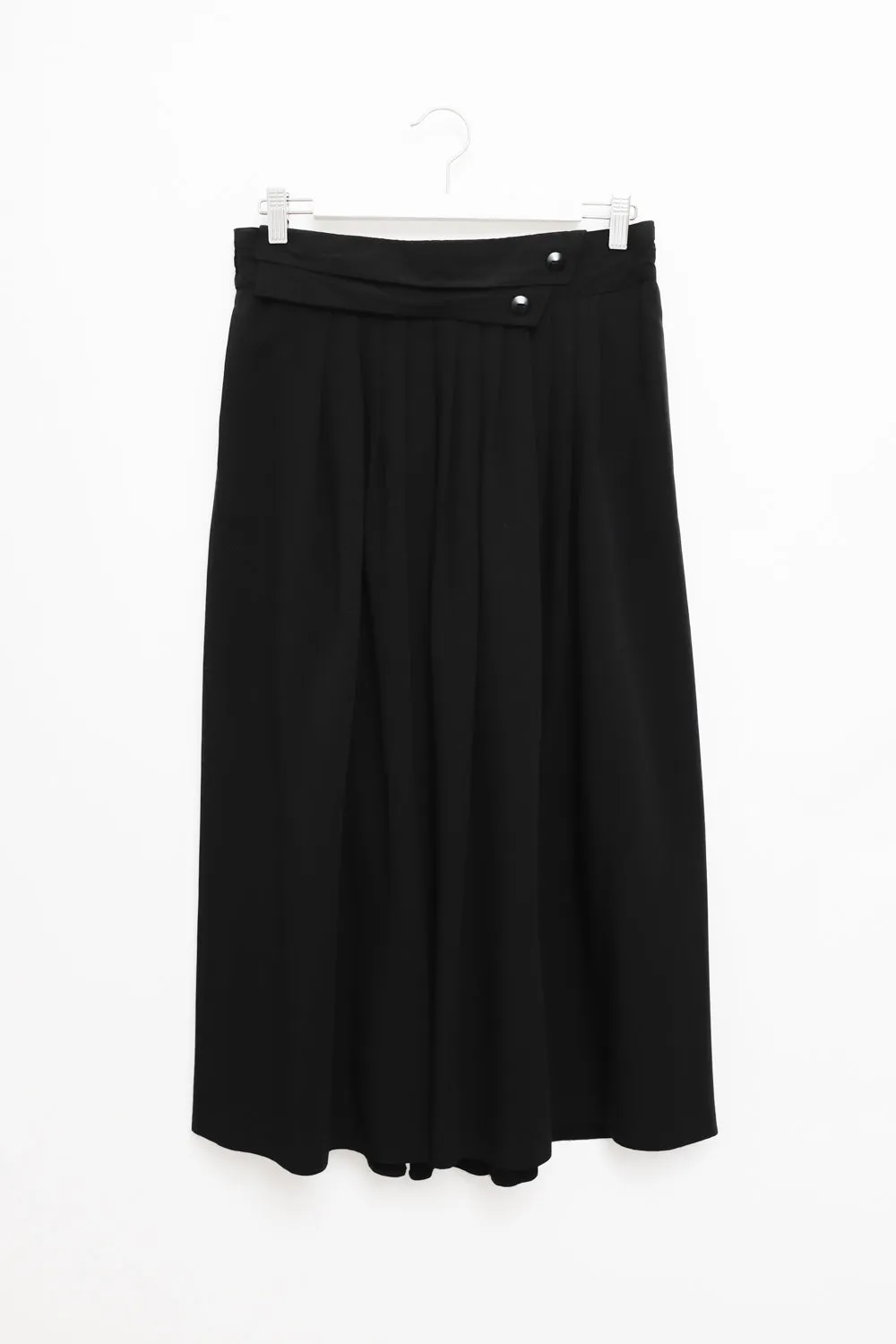 MIDI BLACK VINTAGE SKIRT