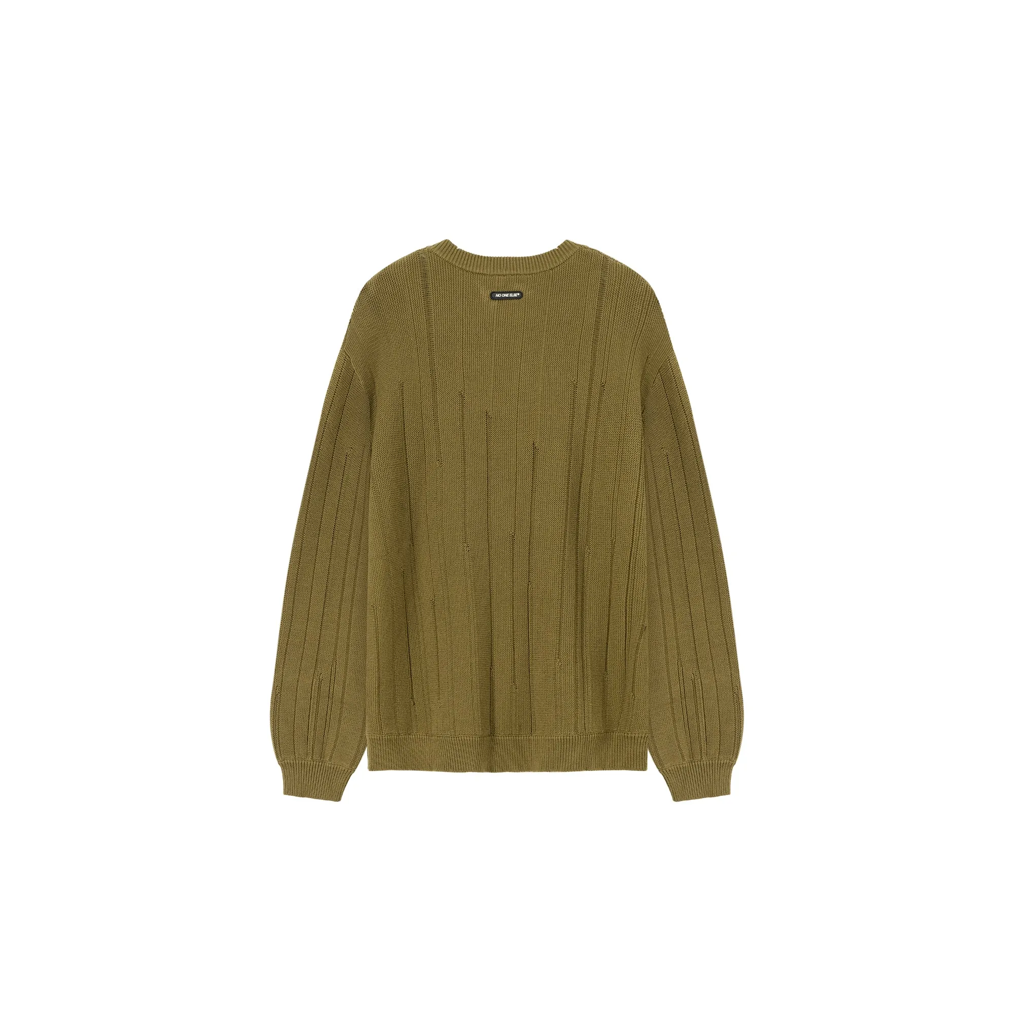 Solid Color Loosefit Knitted Sweater