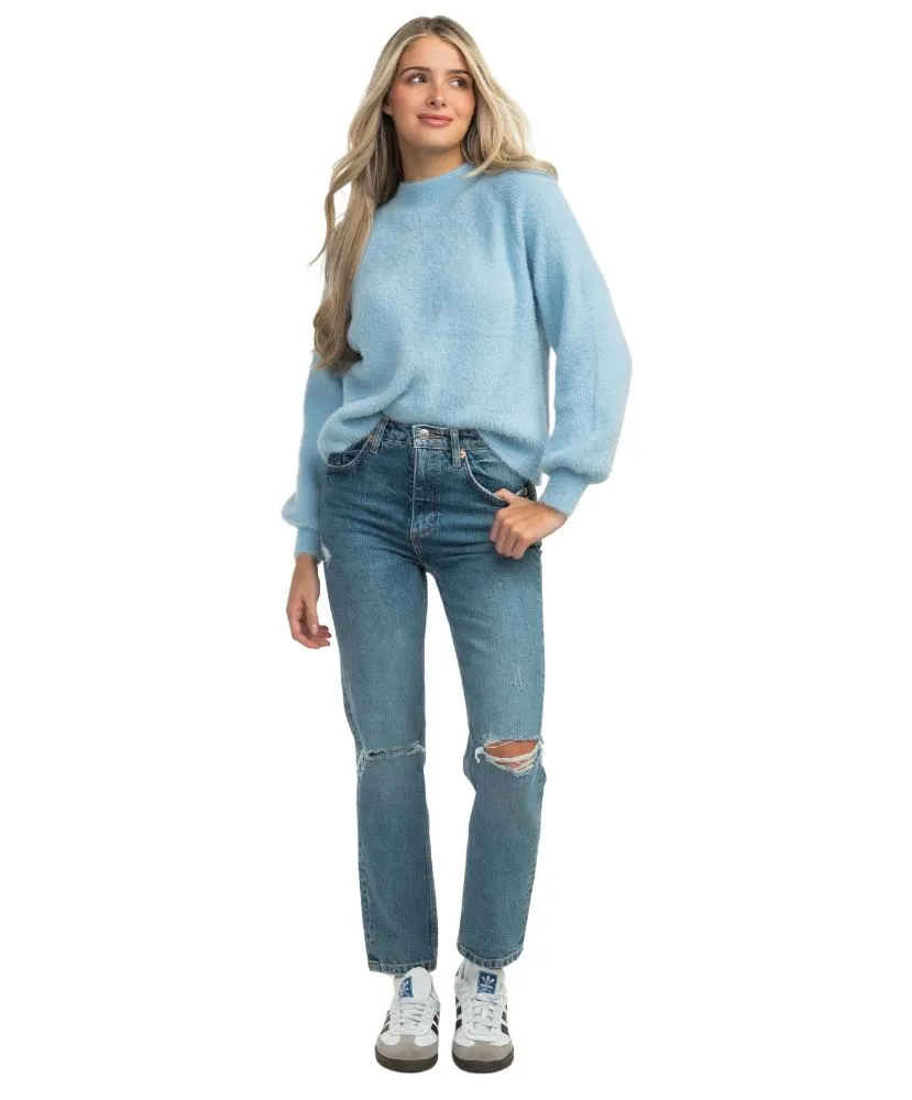 Southern Shirt - Feather Knit Mockneck