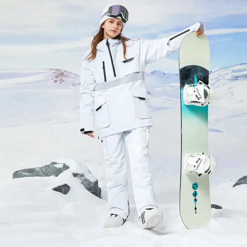 Women Snowboard Clothing Hooded Ski Hoodie & Pants