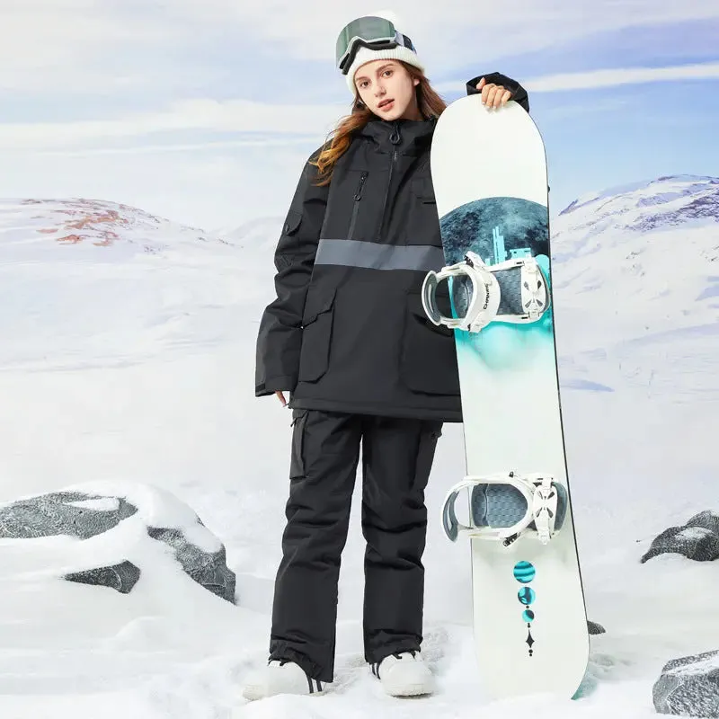 Women Snowboard Clothing Hooded Ski Hoodie & Pants