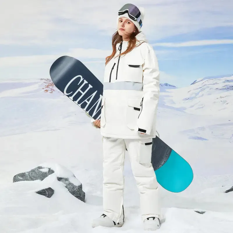 Women Snowboard Clothing Hooded Ski Hoodie & Pants